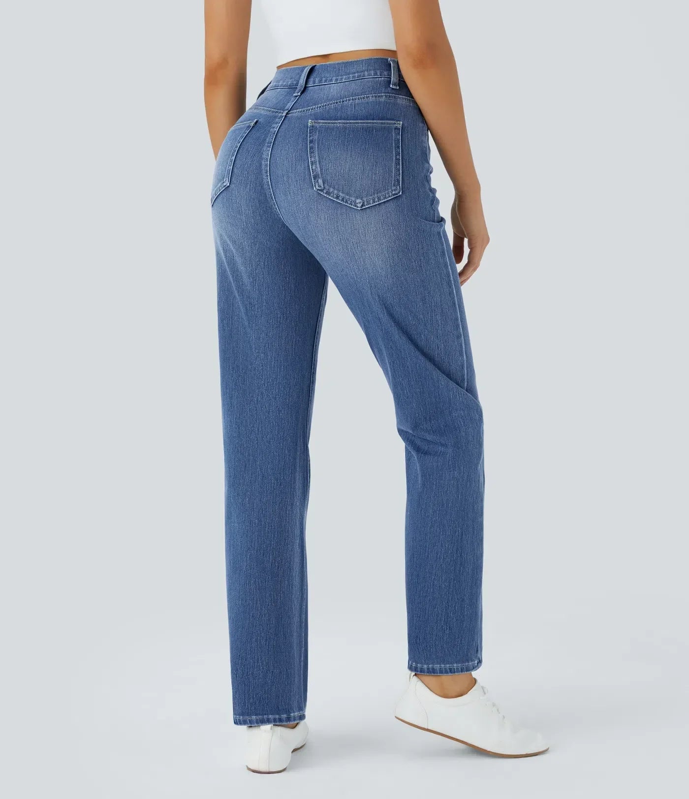 Pantaloni a vita alta elastici e confortevoli