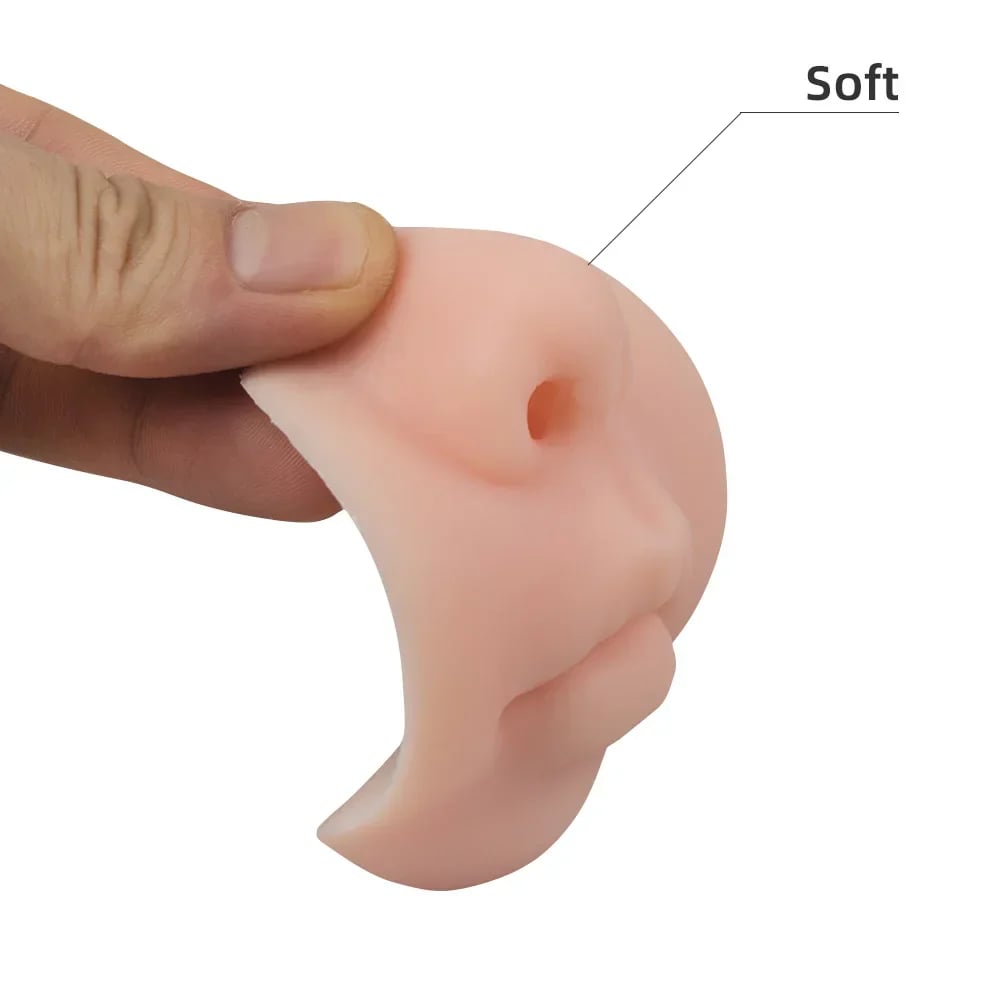 Dispenser per sapone da parete a forma di naso realistico