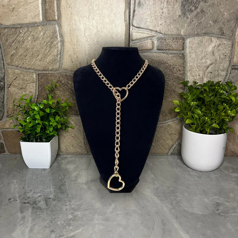 Collana con ciondolo a forma di cuore personalizzato