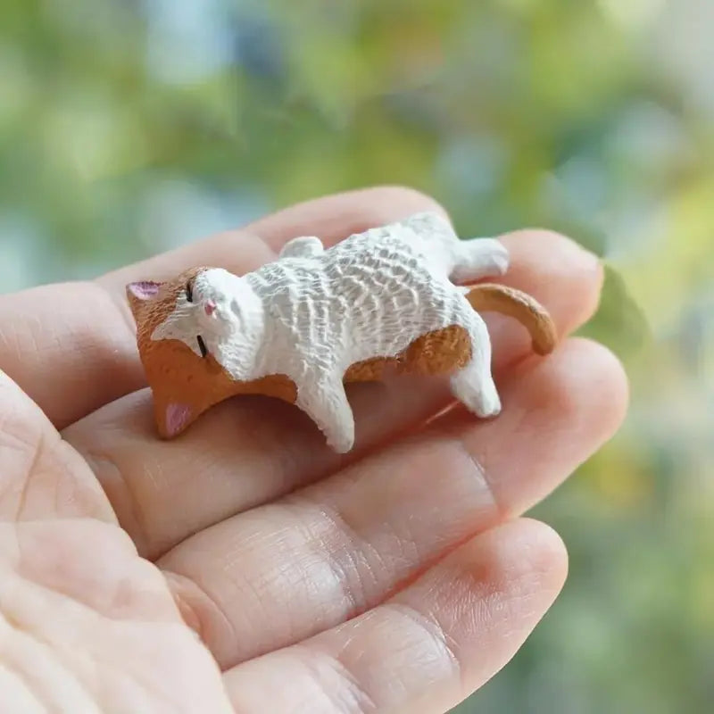 🎁Ultimo giorno 49% DI SCONTO🐱Mini statuine da scrivania a forma di gatto – Set di 5 simpatici gattini cartoo