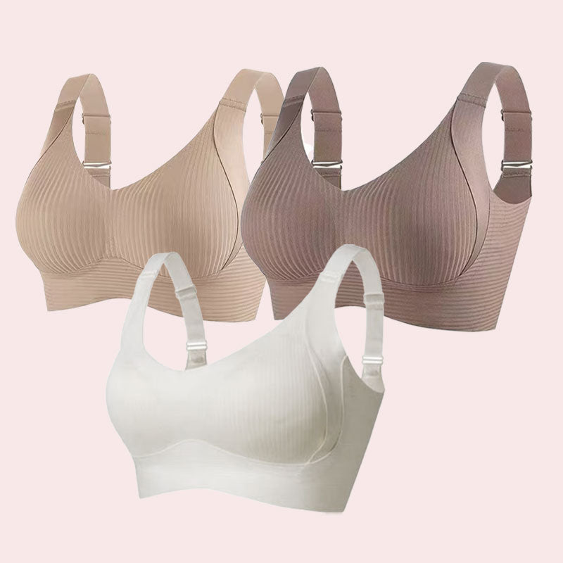 Reggiseno push-up senza ferretto super rassodante, comfort per tutto il giorno, niente più cedimenti (confezione risparmio da 2 pezzi)