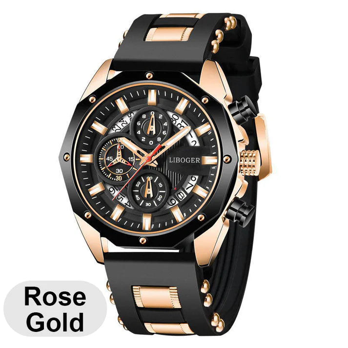 ⏳Offerta speciale a tempo limitato⏰Orologio professionale al quarzo con quadrante grande e calendario⌚