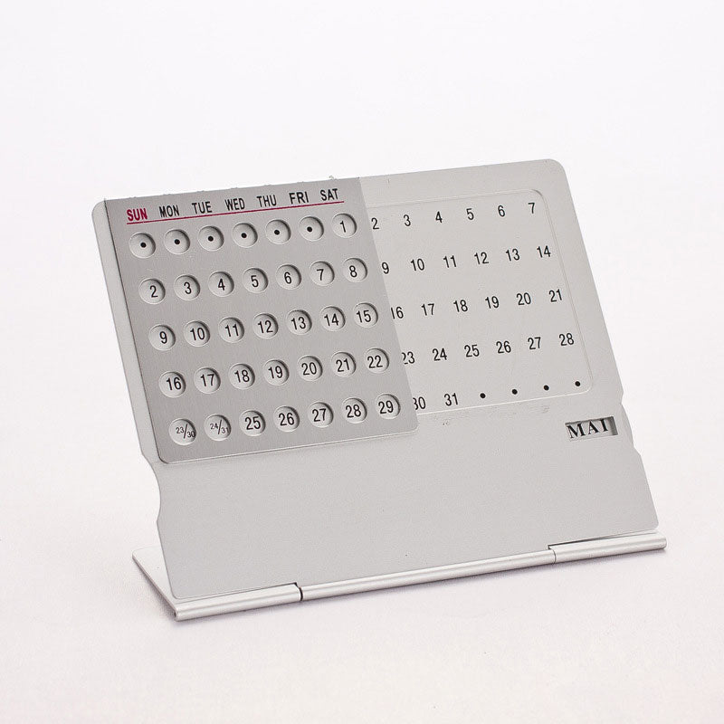 📅 Calendario da tavolo perpetuo in metallo