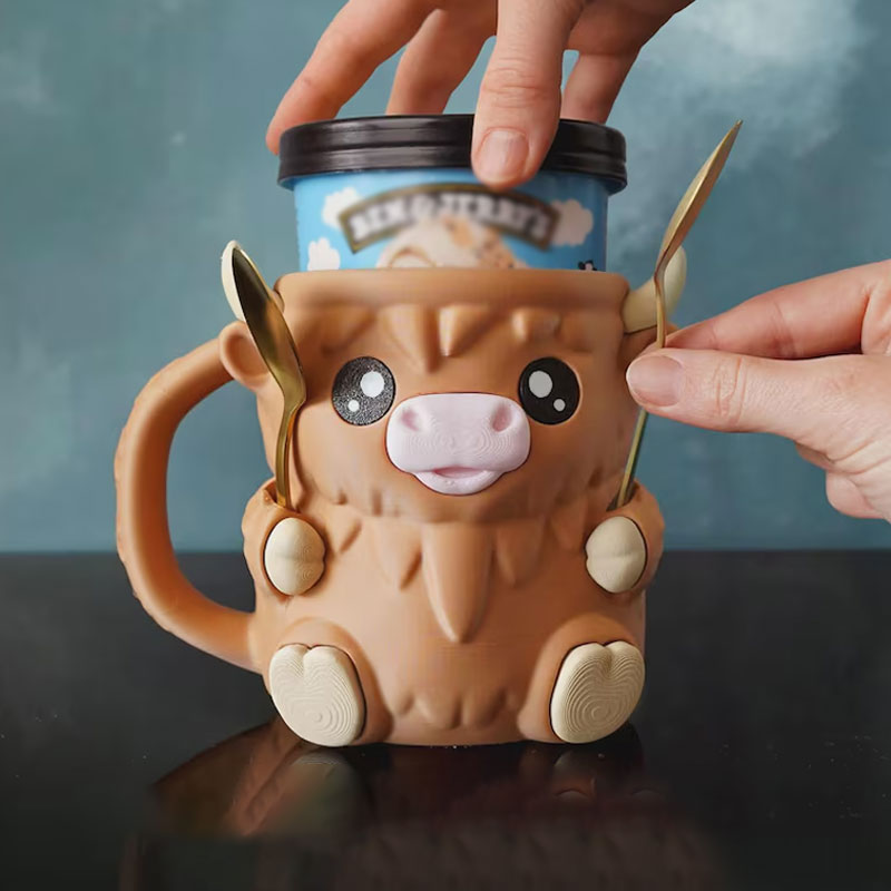 Porta gelato Ferdinand Highland Cow