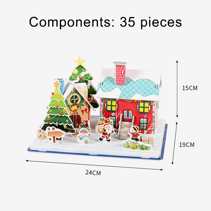 🔥Saldi natalizi 49% di sconto🎄Puzzle 3D natalizio