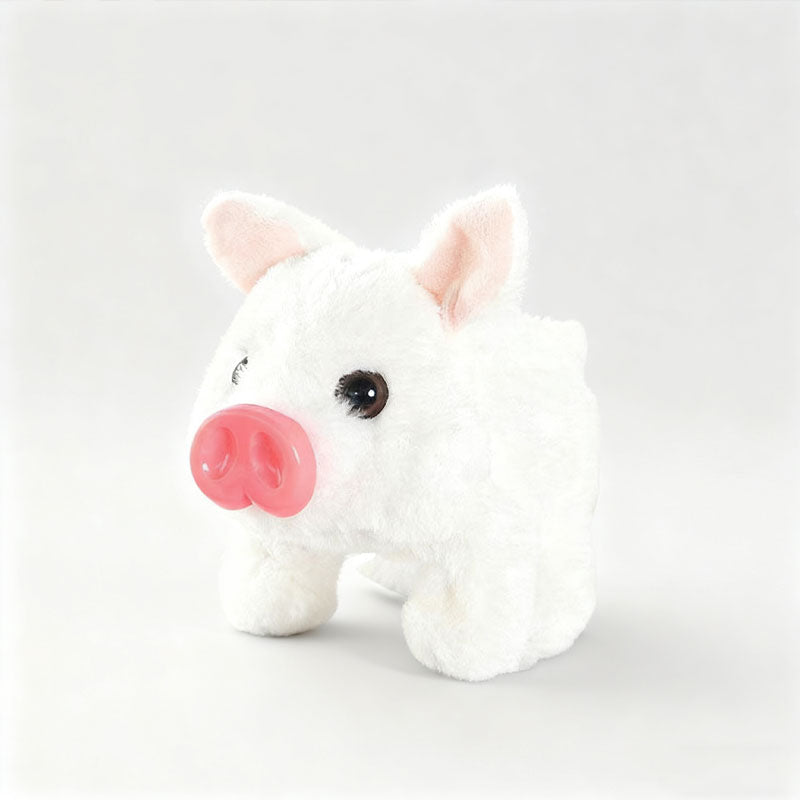 Peluche elettrico a forma di maiale che cammina