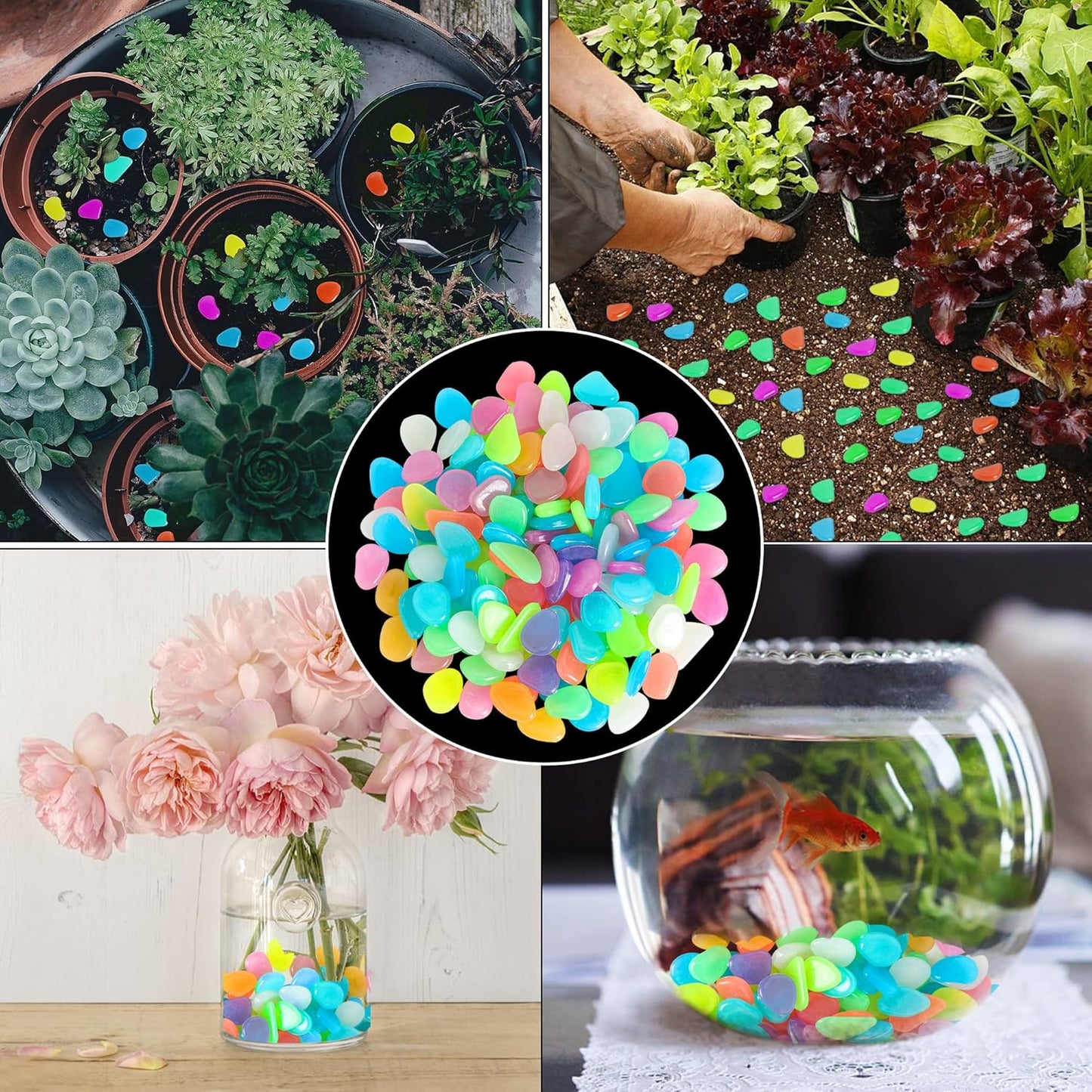 Pietre luminose – Colori misti (100 pezzi)