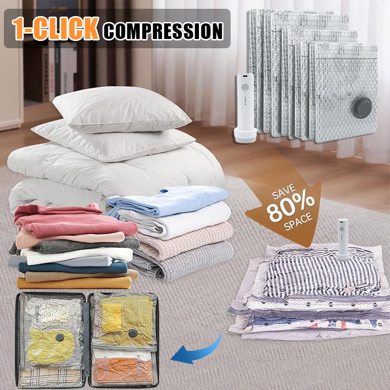 🔥 ULTIMO GIORNO 49% DI SCONTO - Set di sacchetti sottovuoto da viaggio senza fili