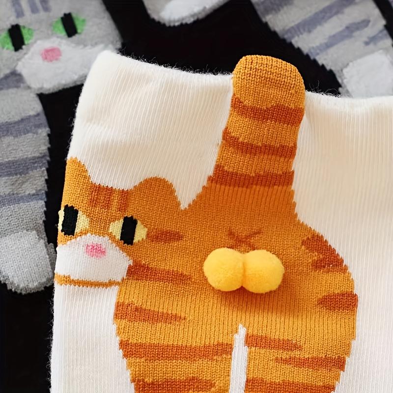 🐱🍑Divertenti calzini 3D Kitty Butt per donna – Design adorabile per divertirsi ogni giorn