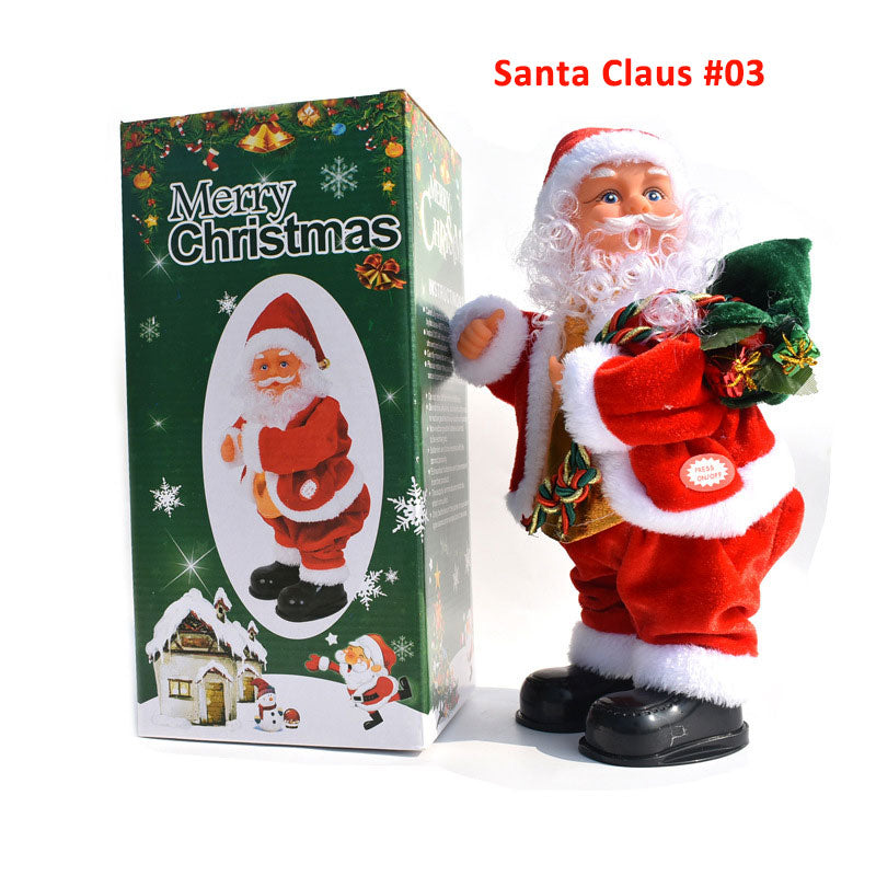 Babbo Natale elettrico che muove i fianchi