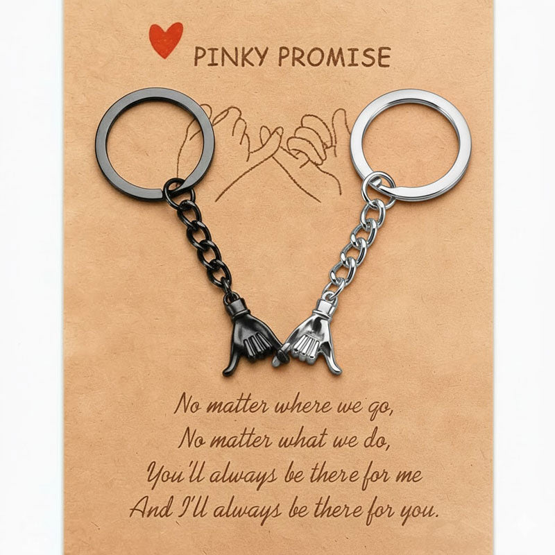 Portachiavi magnetici Pinky Promise – Set di mani intrecciate per coppie e migliori amici 🤞💞