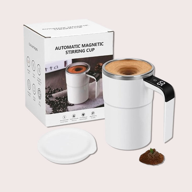 🔥Smart Magnetic Stirring Mug – miscelatore per bevande autorefrigerante con display della temperatura🌀