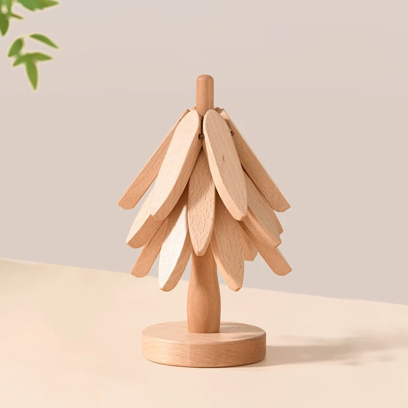 Set di sottopentola in legno naturale resistente al calore di alta qualità per piatti caldi