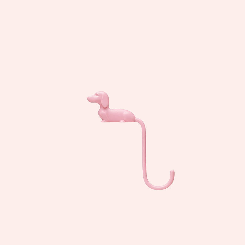 Gancio adesivo con coda di animale carin