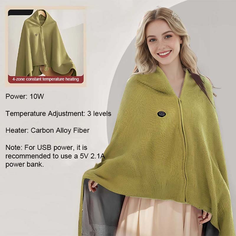 Coperta riscaldante lavabile portatile USB