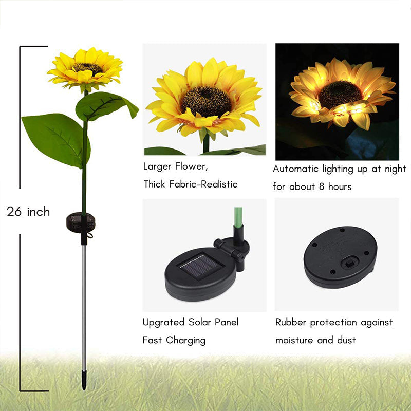 Lampada da giardino “Garden of Sunflowers”