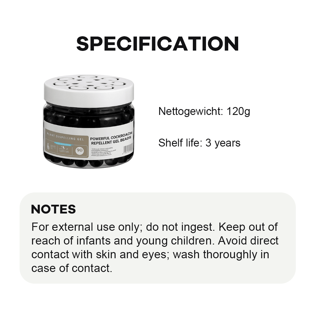 💥 Potenti perline gel repellenti per scarafaggi