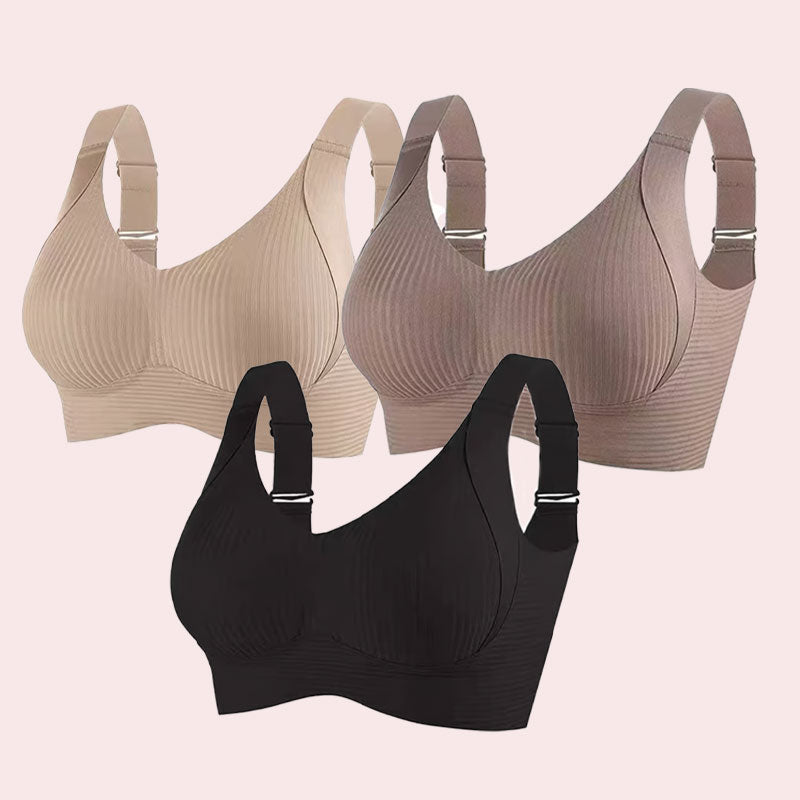Reggiseno push-up senza ferretto super rassodante, comfort per tutto il giorno, niente più cedimenti (confezione risparmio da 2 pezzi)