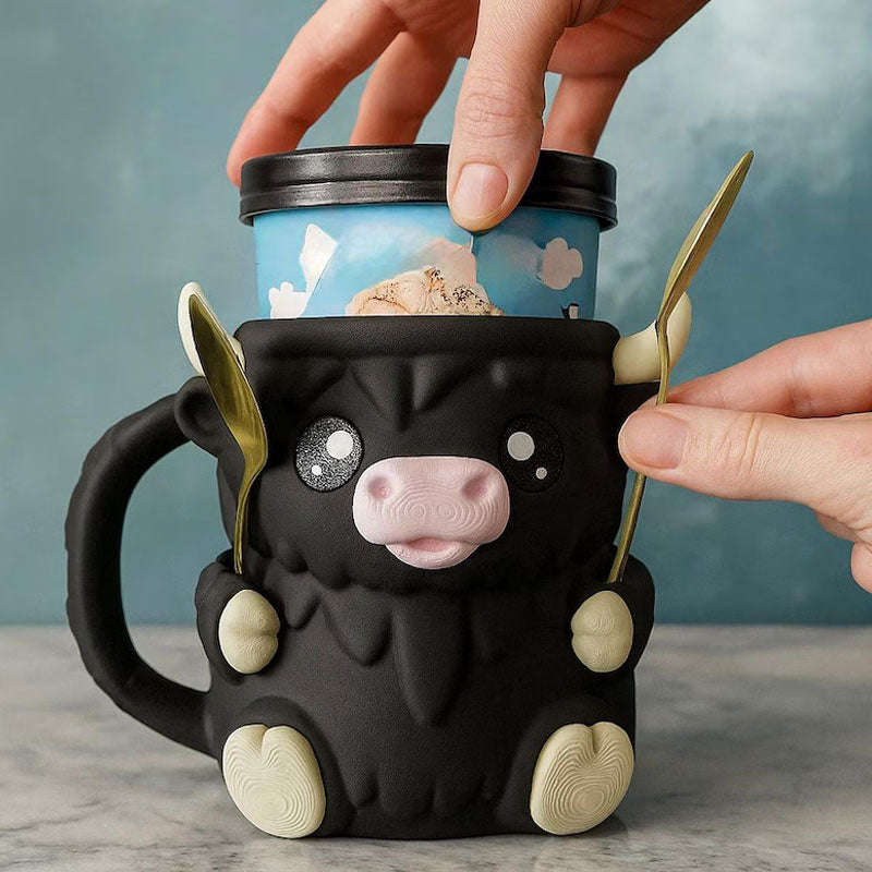 Porta gelato Ferdinand Highland Cow