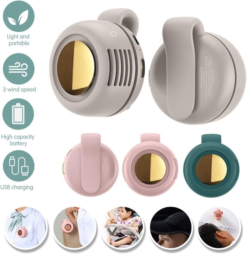 🔥💥Mini ventilatore elettrico portatile silenzioso senza pale