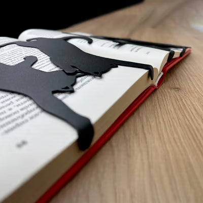 🏆Ultimo giorno 49% di sconto🔥😹5 pezzi segnalibri in metallo a forma di gatto