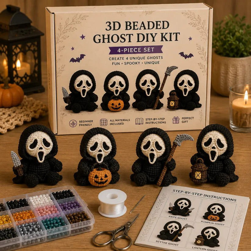 🔥Ultimo giorno: 50% di sconto 💀 Kit fai da te per scheletro con perline 3D