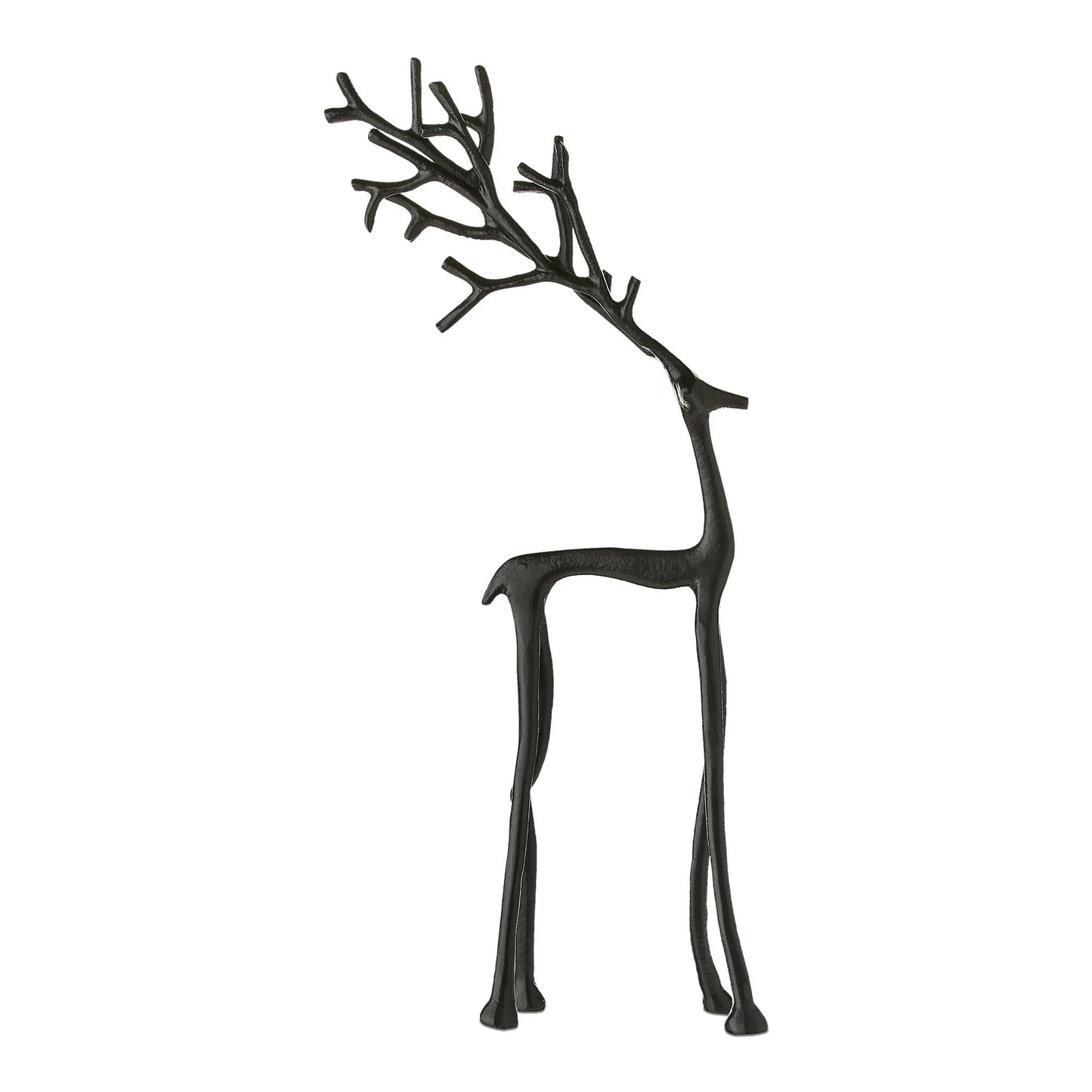 Statua di renna nera