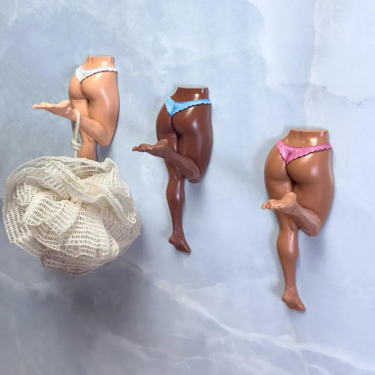 Divertente gancio da parete a forma di corpo umano