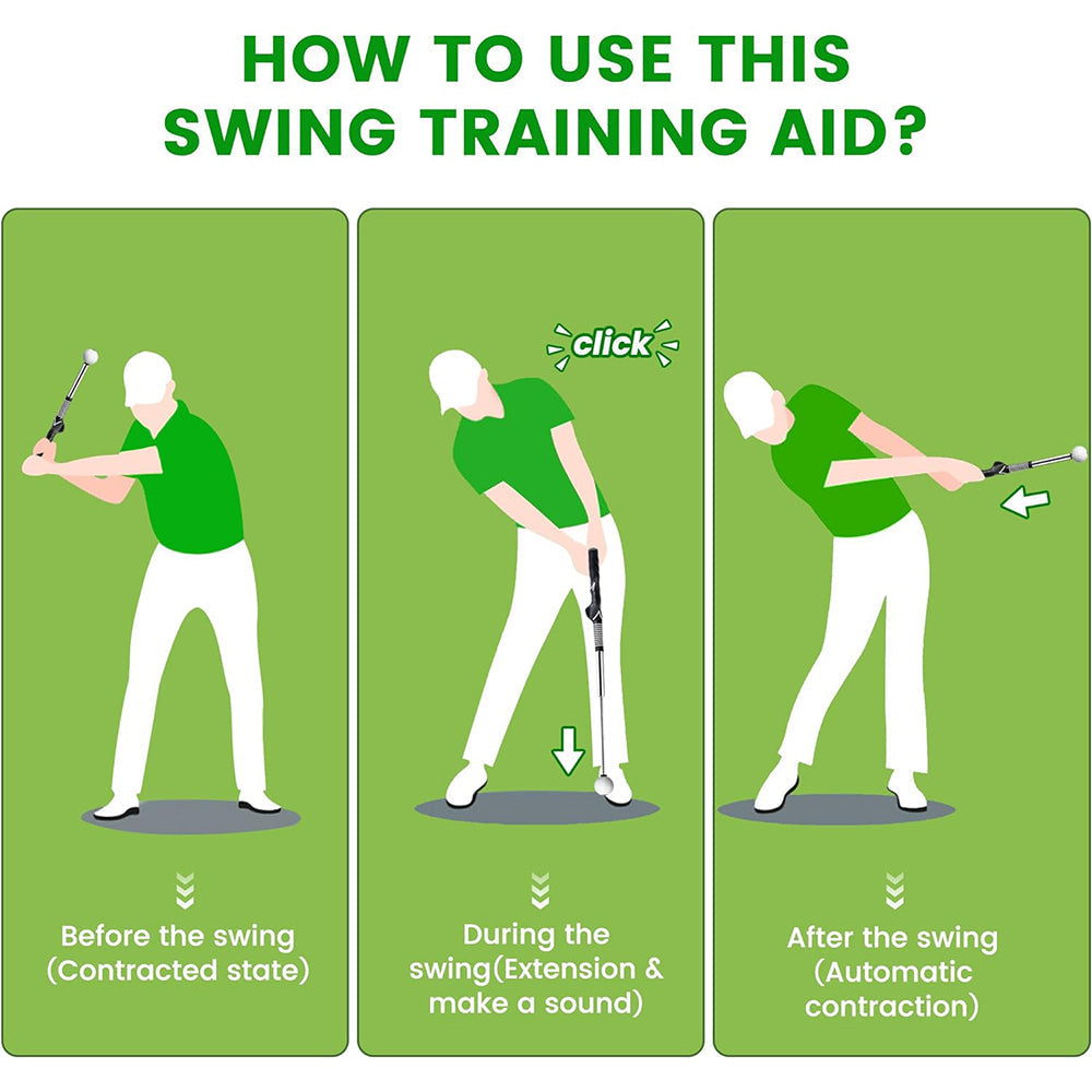 🏌️Aiuto per l'allenamento dell'oscillazione del golf retrattile