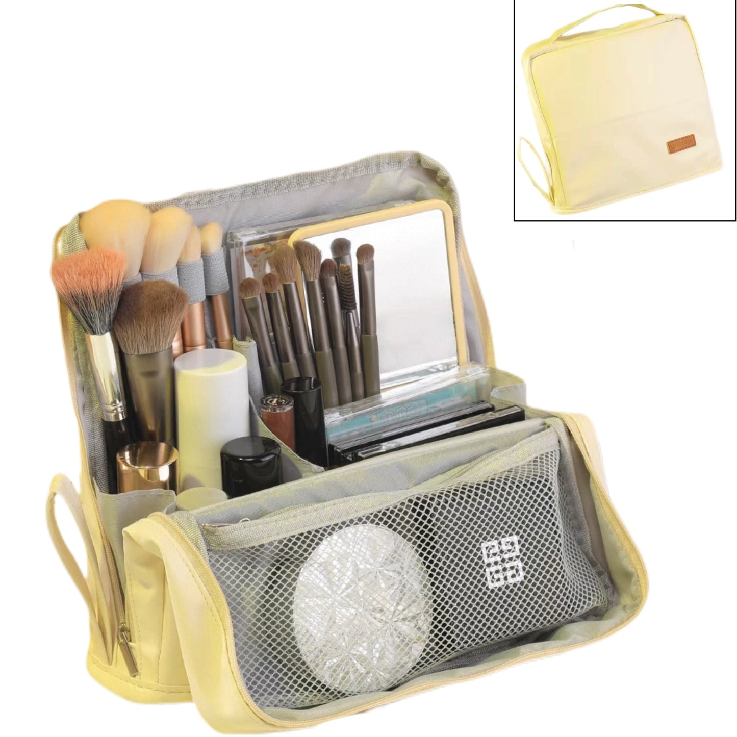 Borsa cosmetica verticale – Portatile, grande capienza