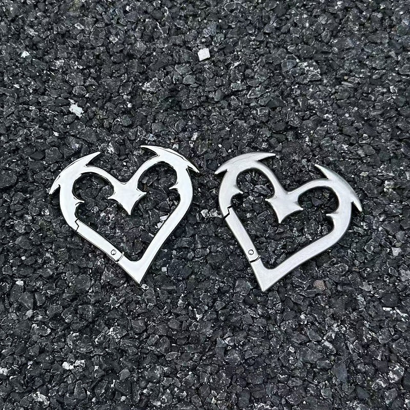 ❤️ Portachiavi con moschettone di forma geometric