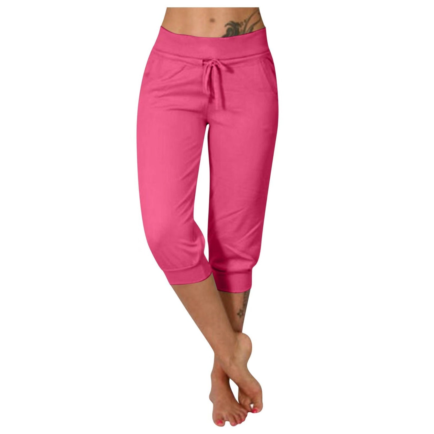 Pantaloni della tuta corti con coulisse in vita, ideali per il relax
