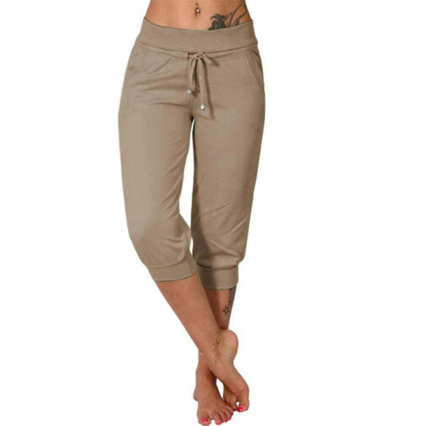 Pantaloni della tuta corti con coulisse in vita, ideali per il relax