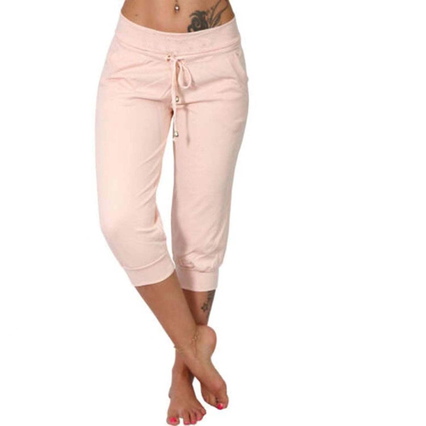 Pantaloni della tuta corti con coulisse in vita, ideali per il relax