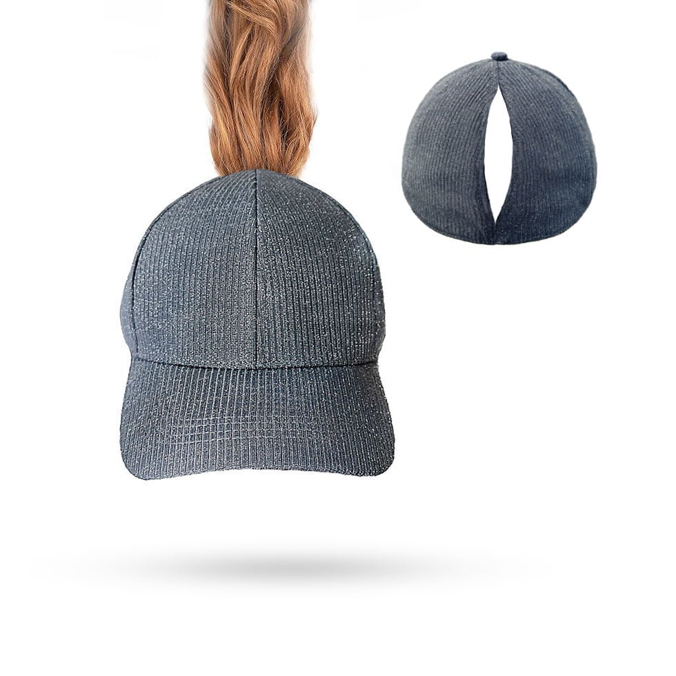 Cappellino da baseball con coda di cavallo e chiusura magnetica