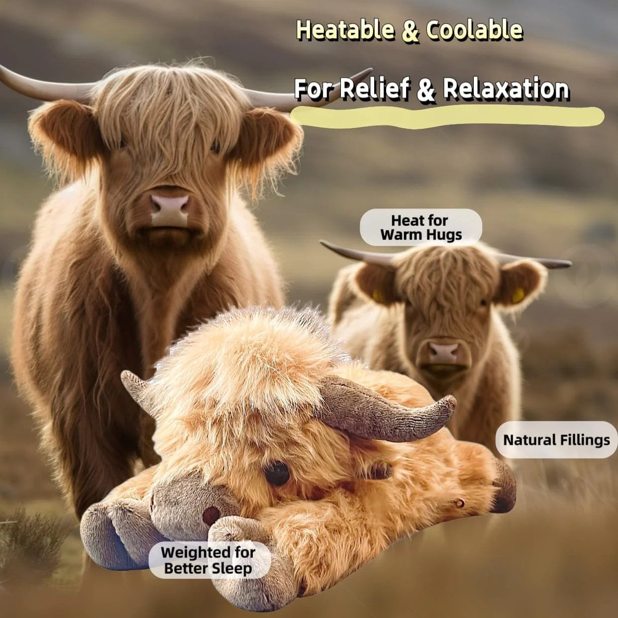 Simpatico peluche raffigurante un personaggio dei cartoni animati delle Highlands del Congo