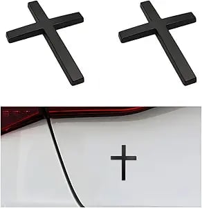 Acquistane uno e ricevi uno gratis!✝️ Adesivi con croce metallica di Gesù Cristo