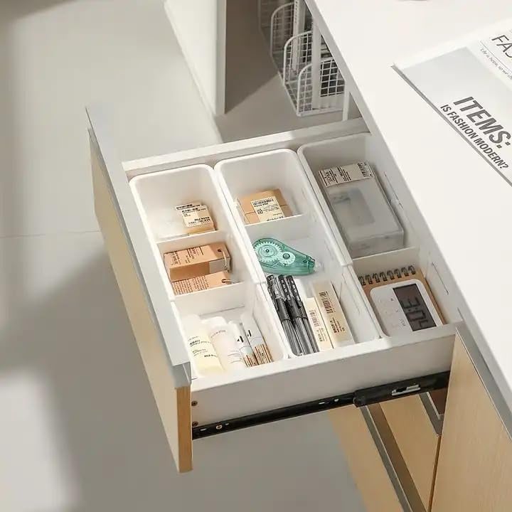 Organizzatori per cassetti con scomparti espandibili