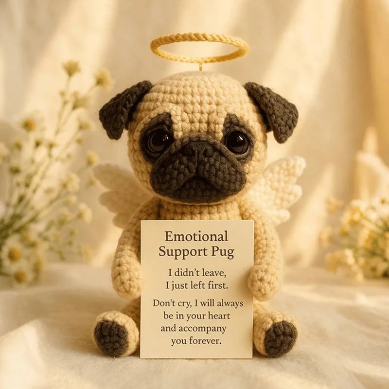 🐕👼 Cagnolino angelo lavorato all'uncinetto a mano: un ricordo personale per commemorare e celebrare il proprio animale domestico! ✨