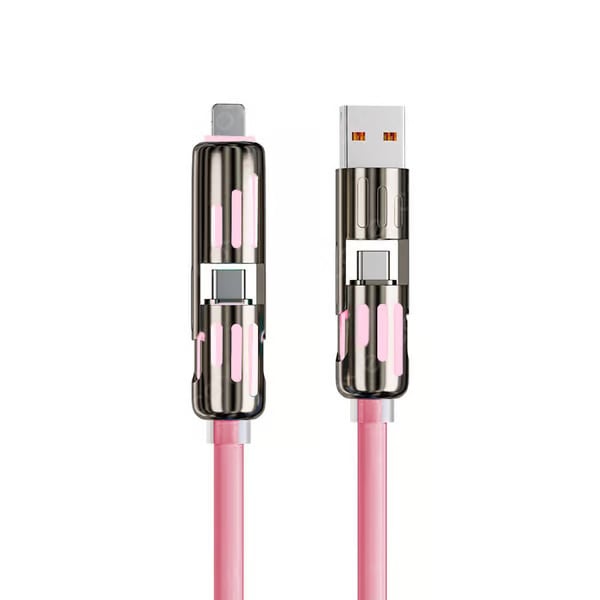 ⏰Cavo di ricarica USB 4 in 1, ricarica rapida, MAX. 60