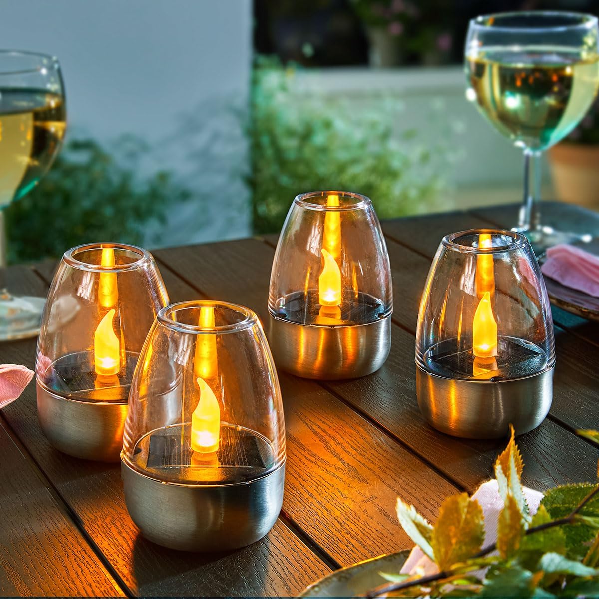 ☀️ Candele da tè alimentate a energia solar
