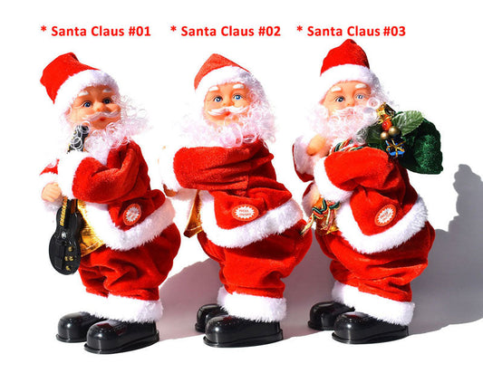 Babbo Natale elettrico che muove i fianchi
