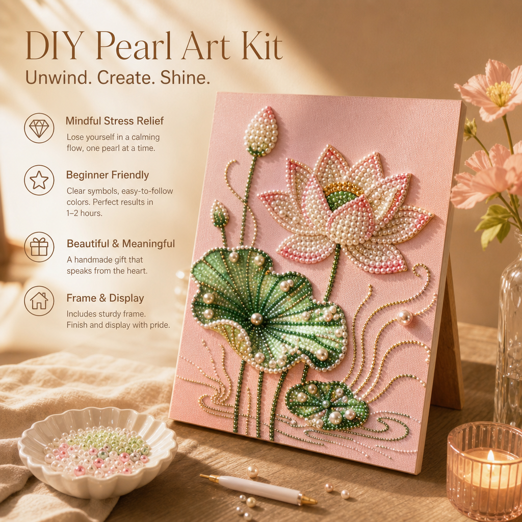 ✨🎨 Kit fai da te per creare opere d'arte con le perle