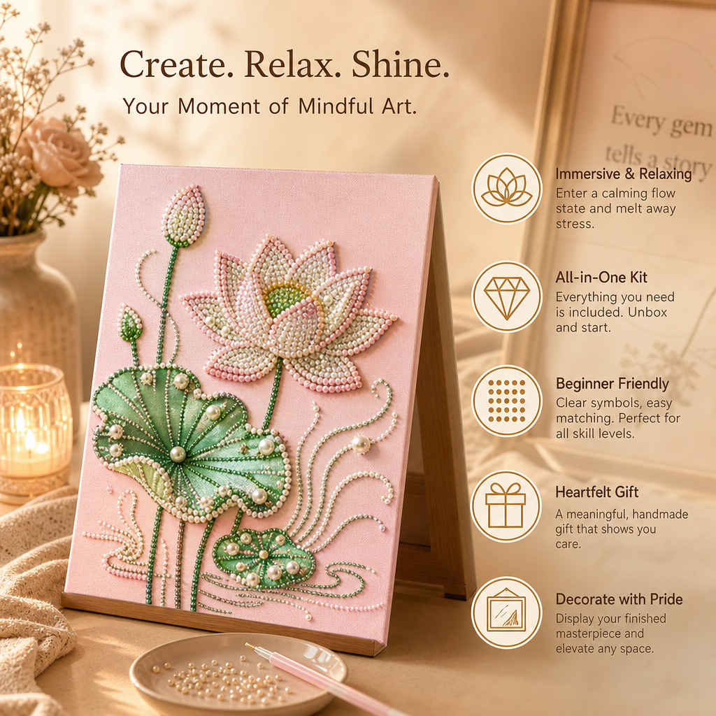 ✨🎨 Kit fai da te per creare opere d'arte con le perle