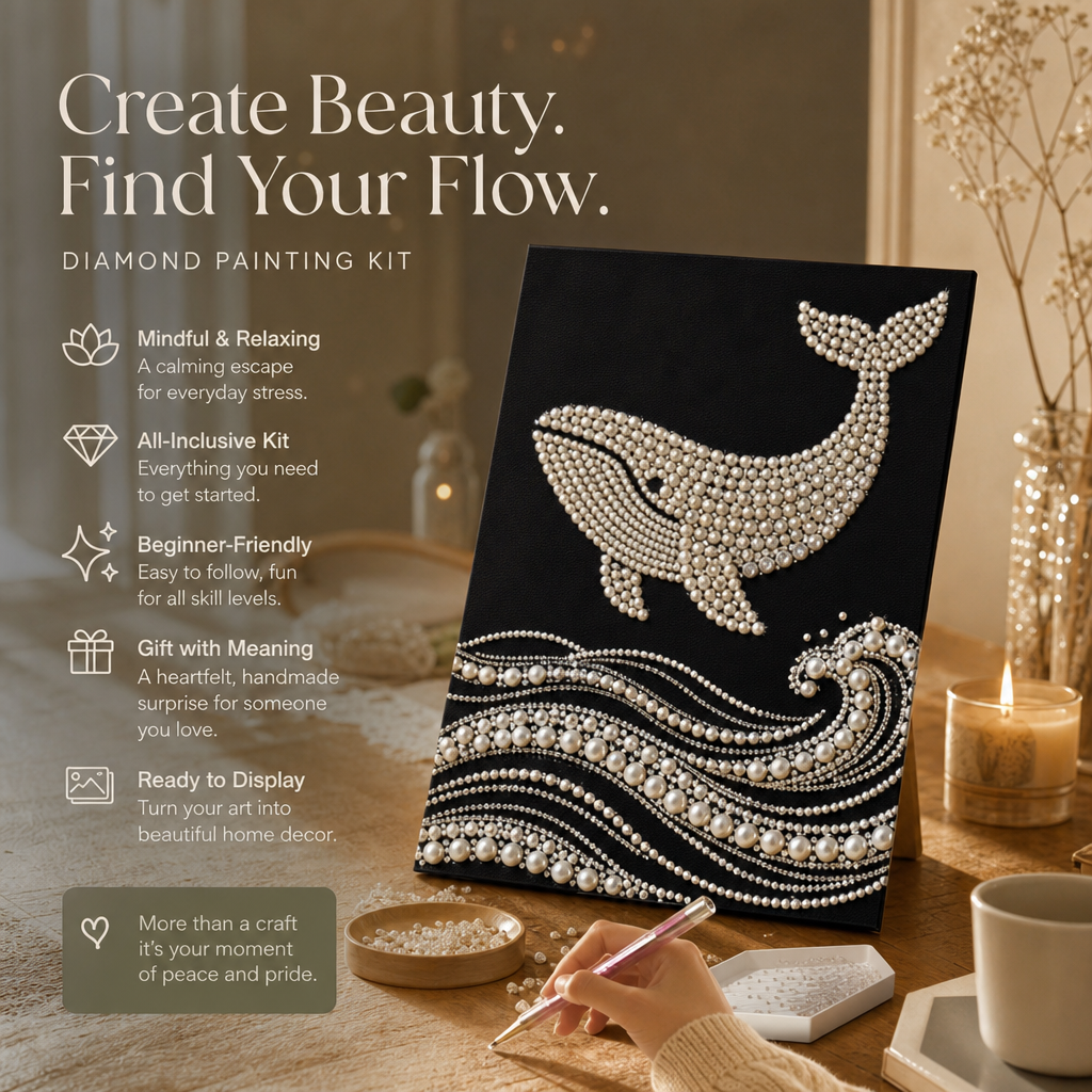 ✨🎨 Kit fai da te per creare opere d'arte con le perle