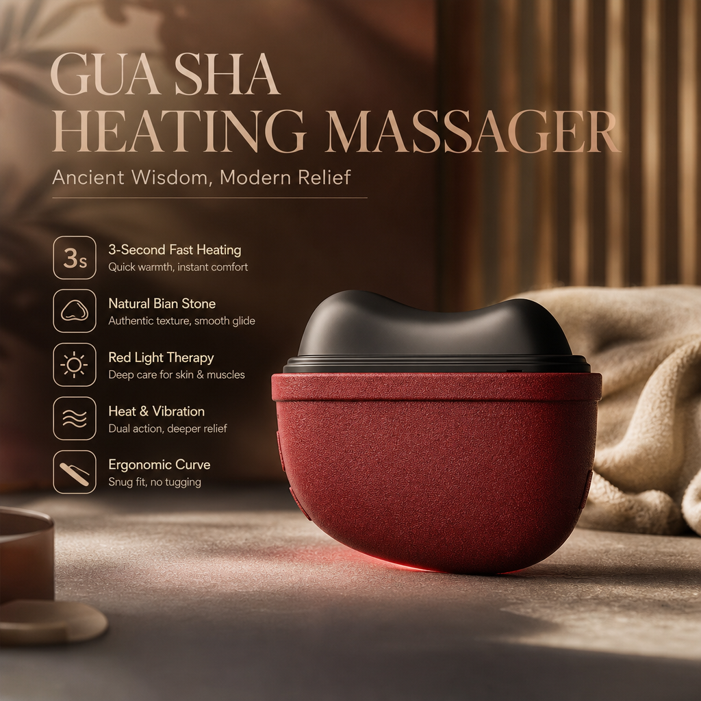 Massaggiatore elettrico Gua Sha per il lifting del viso e strumento di massaggio ricaricabile ✨💆‍♀️