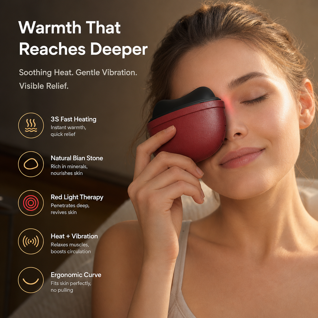Massaggiatore elettrico Gua Sha per il lifting del viso e strumento di massaggio ricaricabile ✨💆‍♀️