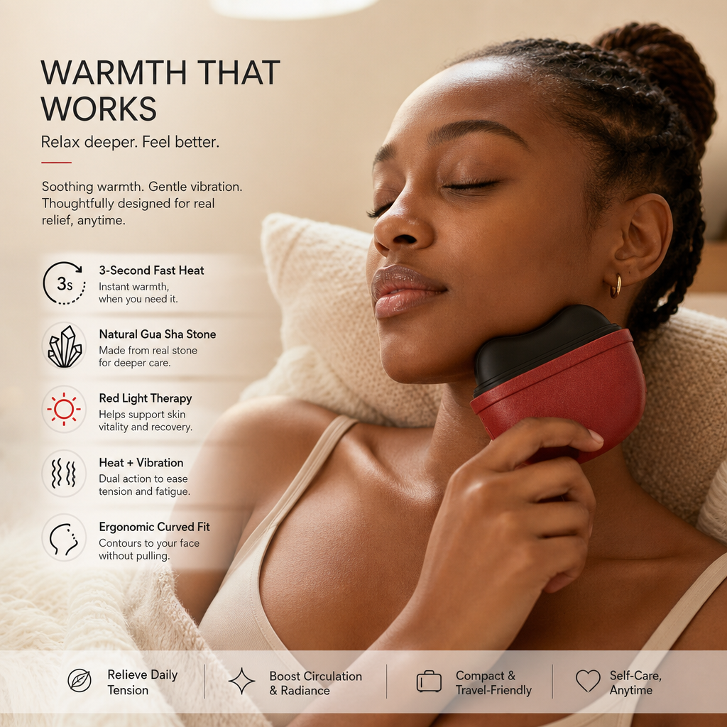 Massaggiatore elettrico Gua Sha per il lifting del viso e strumento di massaggio ricaricabile ✨💆‍♀️