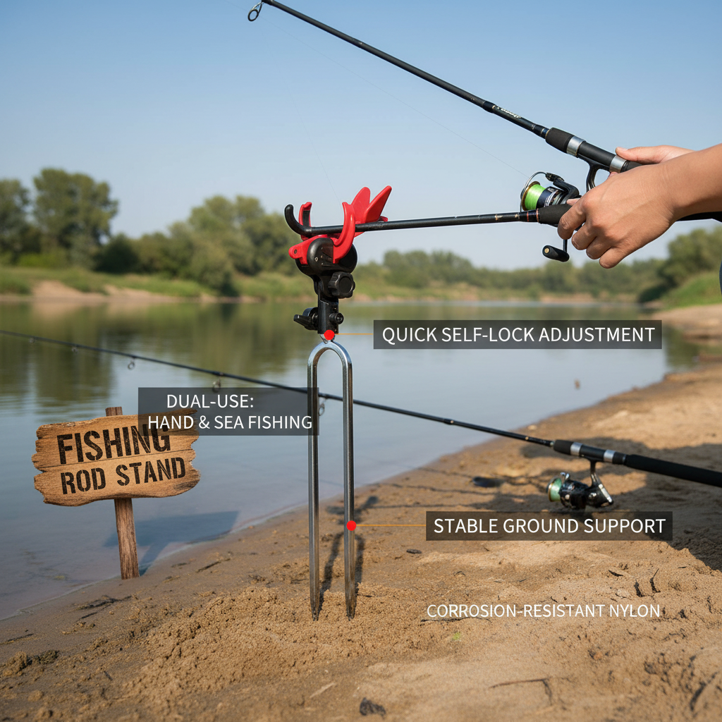 Supporto per torretta da pesca