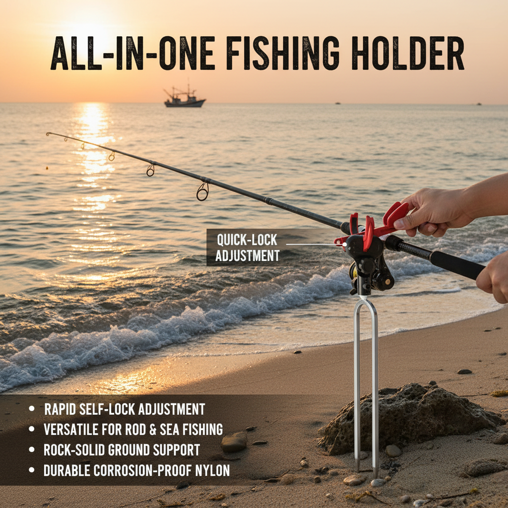 Supporto per torretta da pesca